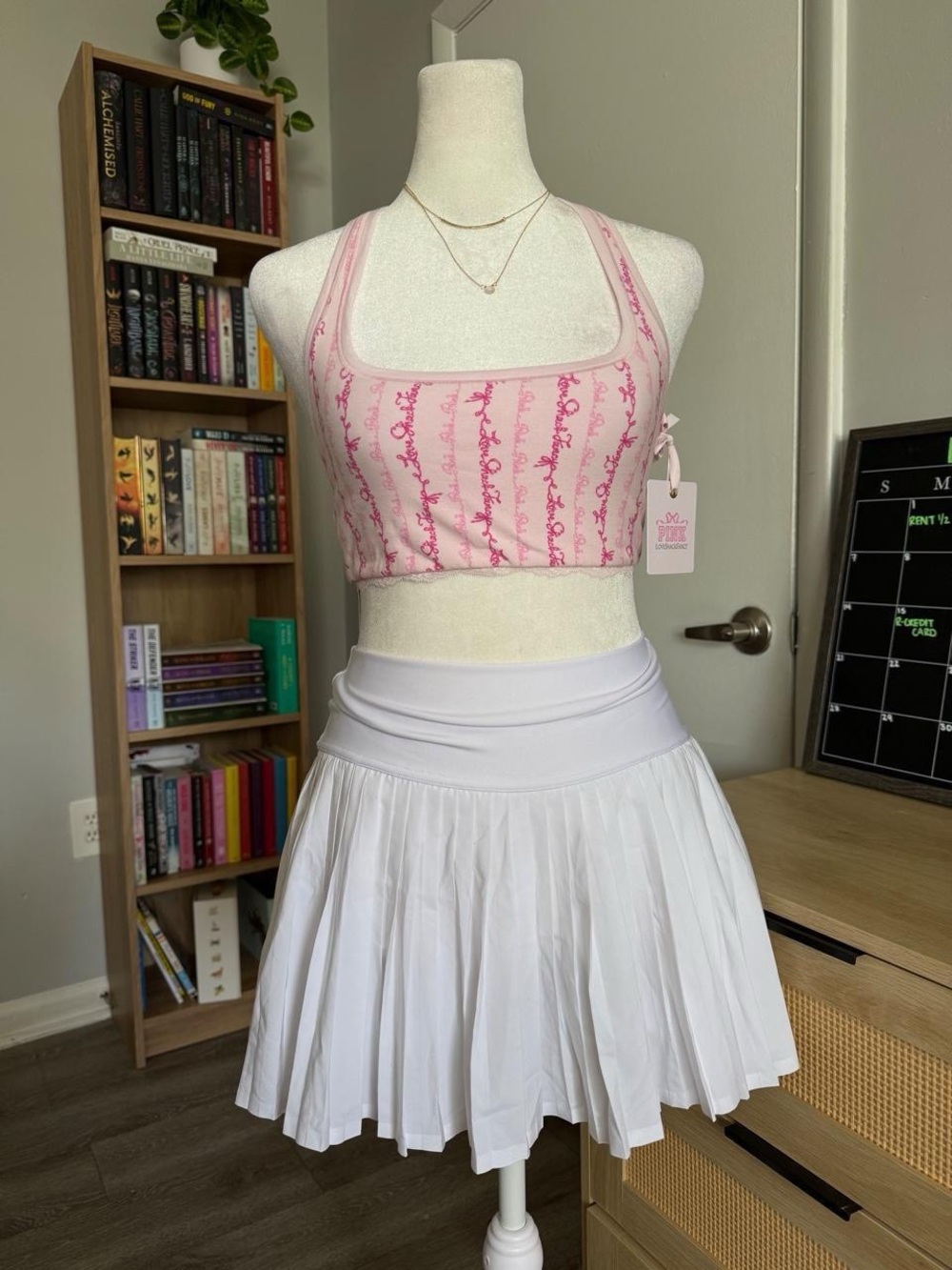 victoria's secret PINK love shack fancy razor back bra